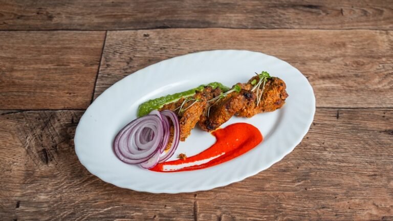 Halal tandoori lamb chops at Bengal Brasserie, Bath